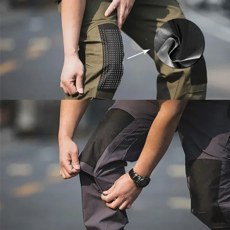 Men Hunting Tactical Cargo Pants  Green Hiking Trousers Multi Pockets Gray Uniform Paintball Airsoft Autumn  Work Clothing