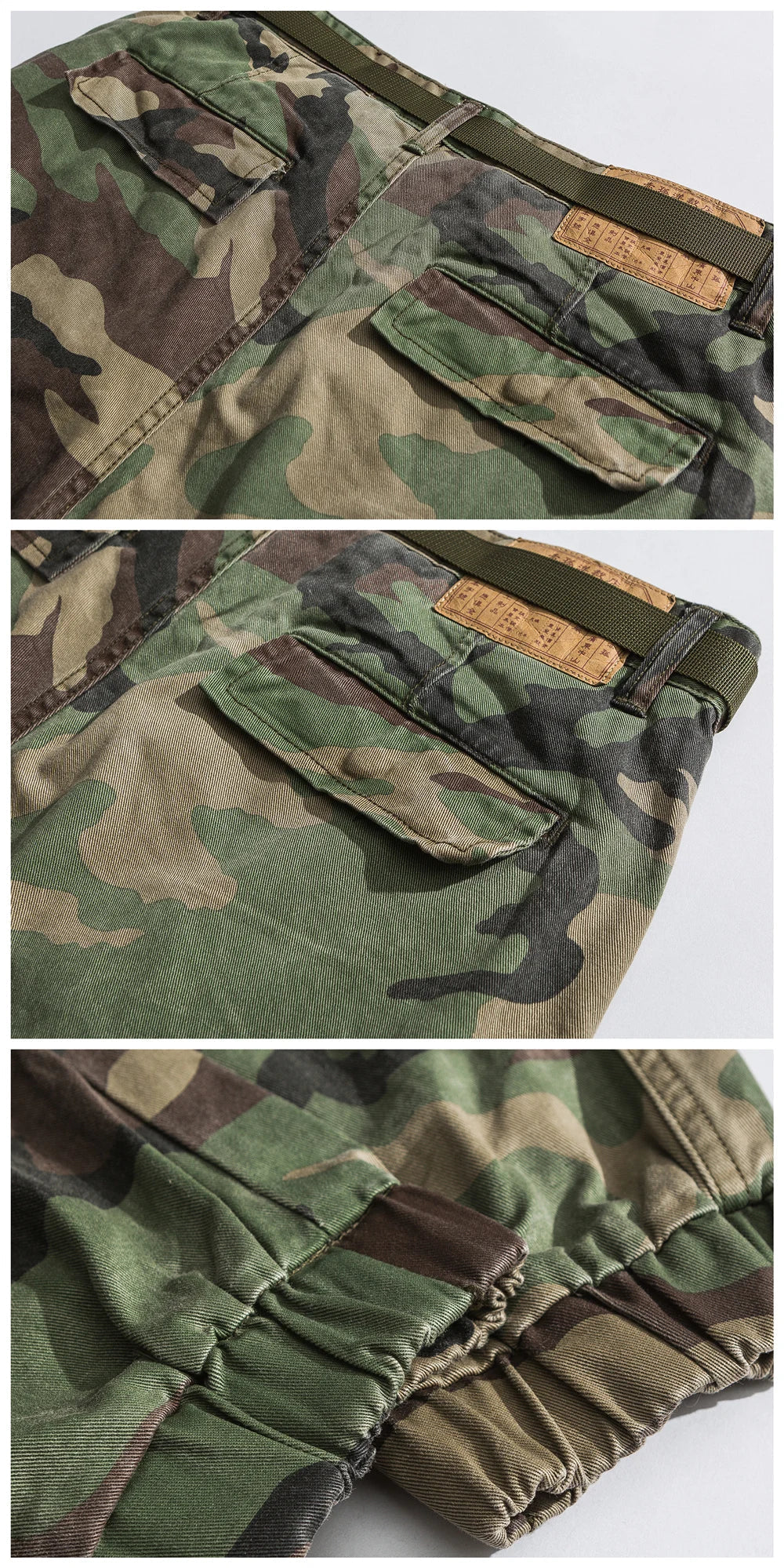 Spring Autumn Streetwear American Casual High Quality Camouflage Cargo Pants Men Clothing Harajuku Tactical Jogging Trousers