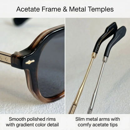 Fashion Sunglass Men Vintage Retro Sunglasses Women 2026 Oval Luxury Glasses Vacation Gafas De Sol Hombre Lunette Soleil Femme