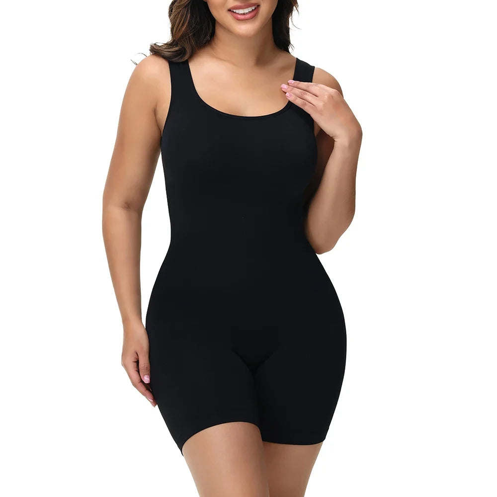 Wide Strap Shorts Body Shaper Bodysuit Women Tummy Control Comfortable Shapewear Suit Full Body Control Ladies Underwear New in