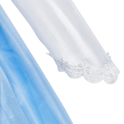 2026 Kid Elsa Anna Costume Girl Birthday Floral Dress Children Snow Queen Performance Fantasy Princess Evening Halloween Costume