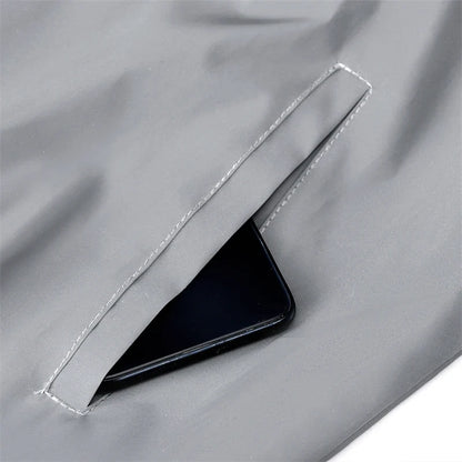 Night Reflective Jacket Men's Fashion Stand Collar Splicing Spring Autumn Casual Jacket Trendy Hip-hop Dance Streetwear