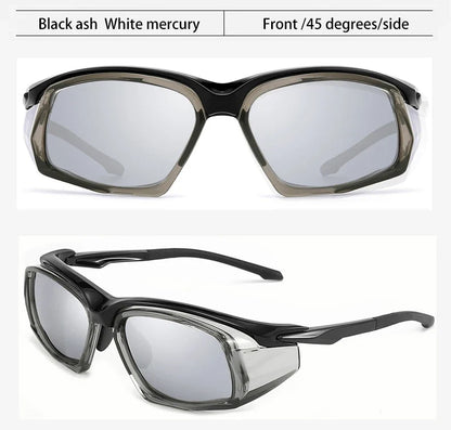 Sports Running Sunglasses Men Mountaineering Wind  Sand TR90 Polarized Sunglasses Safety Eyewear Customizable Prescription