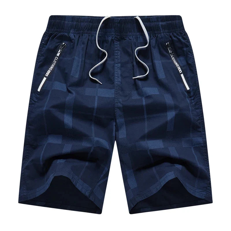 Quality Fashion Print Shorts Men Hawaii Beach Casual Shorts Outdoor Sports Elastic Waist 6XL Oversize Red Baggy Half Pants