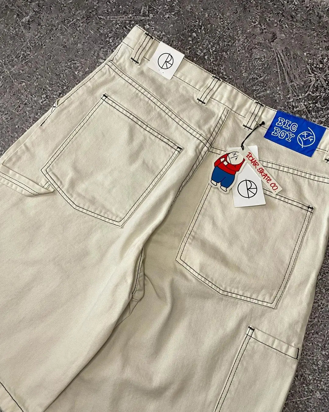 Big Boy Casual Denim Shorts Y2k Retro Baggy Hip Hop Cartoon American Harajuku Embroidered Men Shorts  Fashion Street Wear Jorts