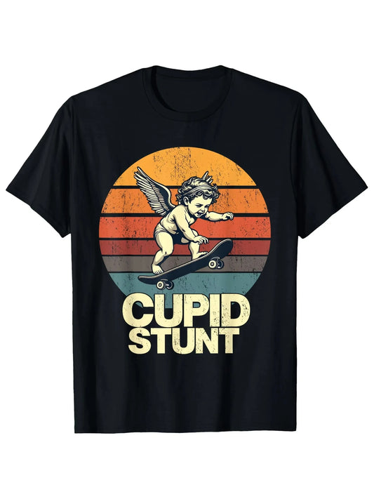 The Latest Men's Pure Cotton T-shirt From Cupid in 2025 Is Comfortable High Quality. It Is Suitable for Beach Travel Parties