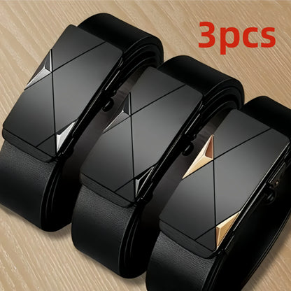 Men's waist belt, premium automatic buckle belt, men's fashionable casual belt, business belt, matched with suit