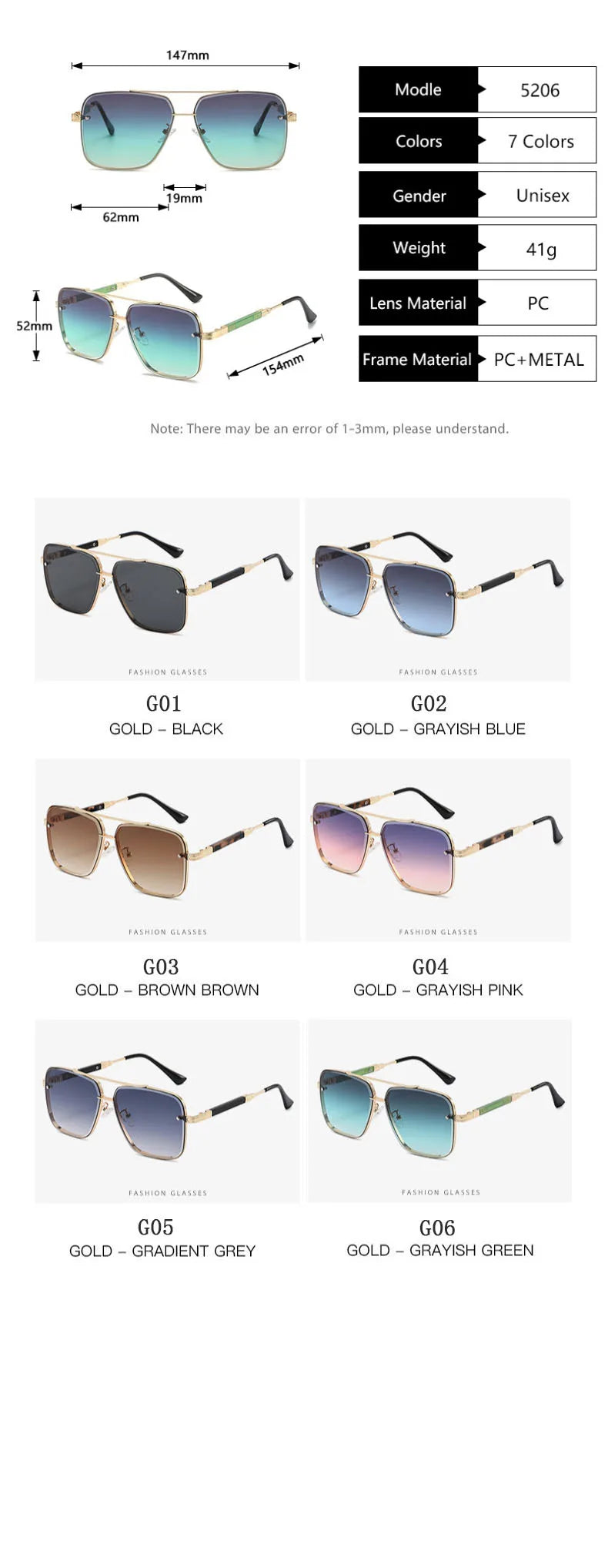 Square Sunglasses For Men 2024 Vintage Fashion Glasses Luxury Retro Sunglasses Women Trendy Vacation Shades Gafas De Sol Hombre