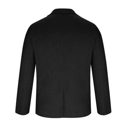 2026 Fashion Men's Clothing Business Casual Blazer Coats Classic Single Button Slim Fit Suit Jackets Elegant Gentleman Suit Tops