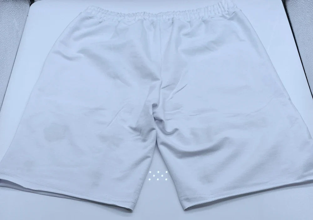 Mens Skinny Cotton Sporting Running Shorts Streetwear Bodybuilding Embroidered Fitness Short pants Jogger Gyms sport Shorts