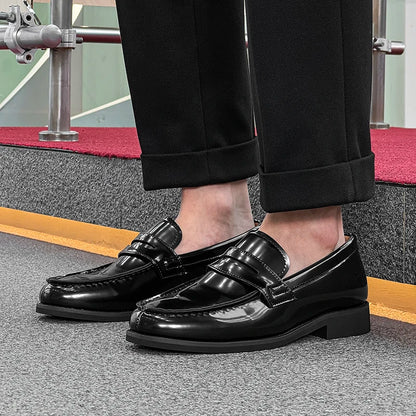 2025New Men Casual Oxford Shoes Genuine Leather Business Tooling Shoes Comfy High Quality Outdoor Antiskid Loafers Walking Shoes