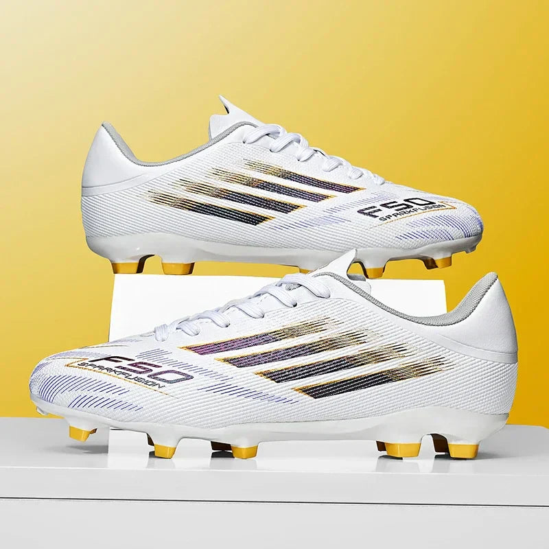 New Men Professional Soccer Shoes Boys Sneakers Match Ankle Football Boots Non-Slip TF/FG Comfortable Sports Shoes Unisex