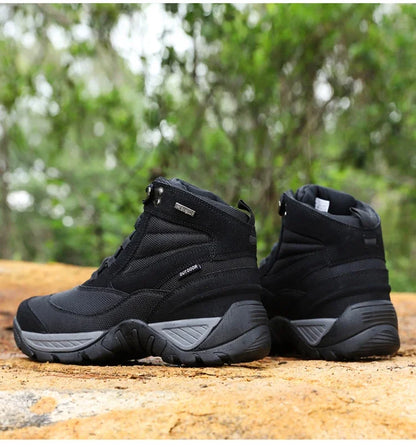 Men's Boot Combat Mens Ankle Boot Tactical Boot Male Shoes Work Safety Shoes Motocycle Boots Outdoor Hiking Shoes