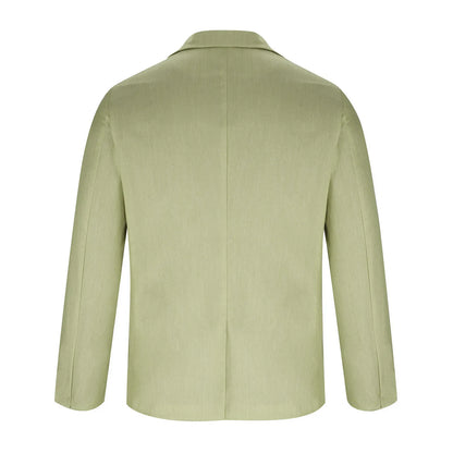 2026 Fashion Men's Clothing Business Casual Blazer Coats Classic Single Button Slim Fit Suit Jackets Elegant Gentleman Suit Tops