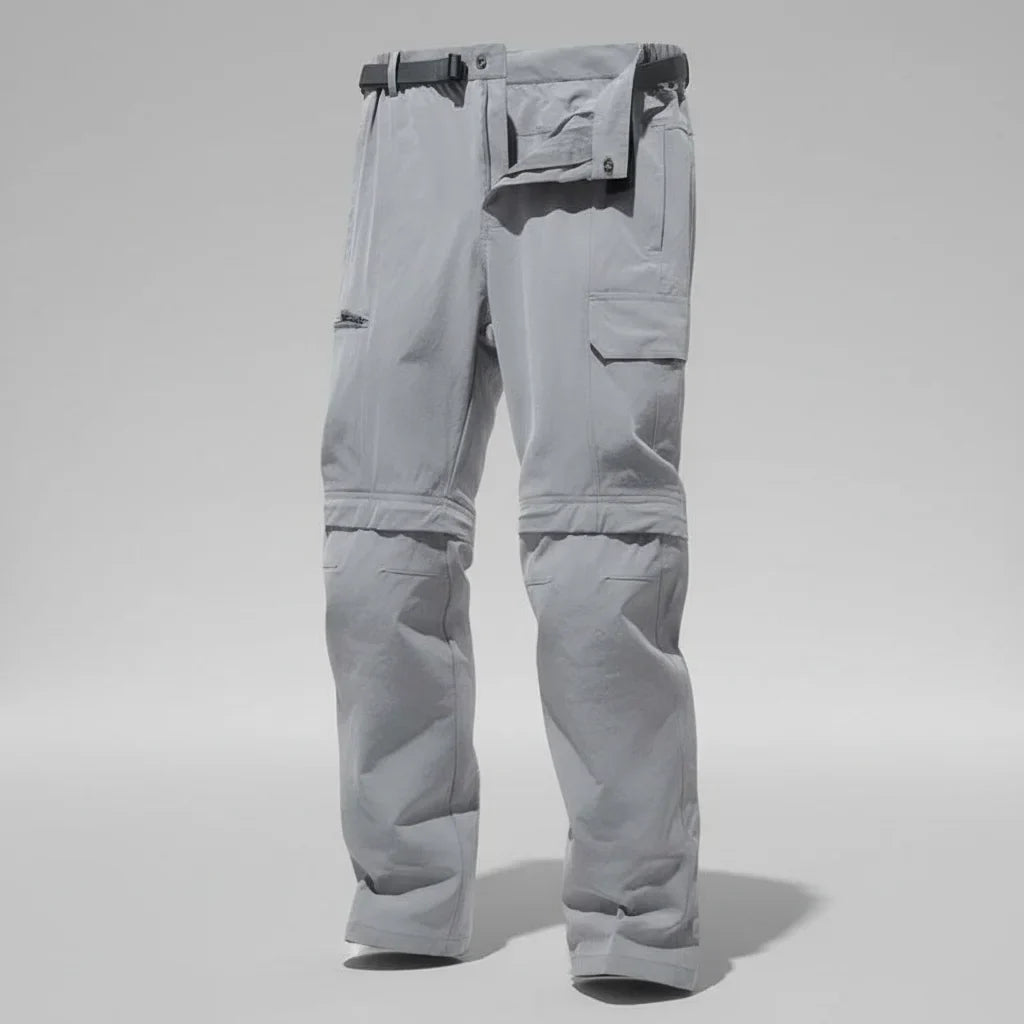 Fanuocetar Mens Removable Hiking Pants for Summer Quick Dry Camping Trekking Climbing Outdoor Scratch-resistant Stretch Pants