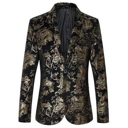 2026 New Men Business Social Suit Jacket Summer Male Single Breasted Thin Dress Male Jacquard Blazers Coats
