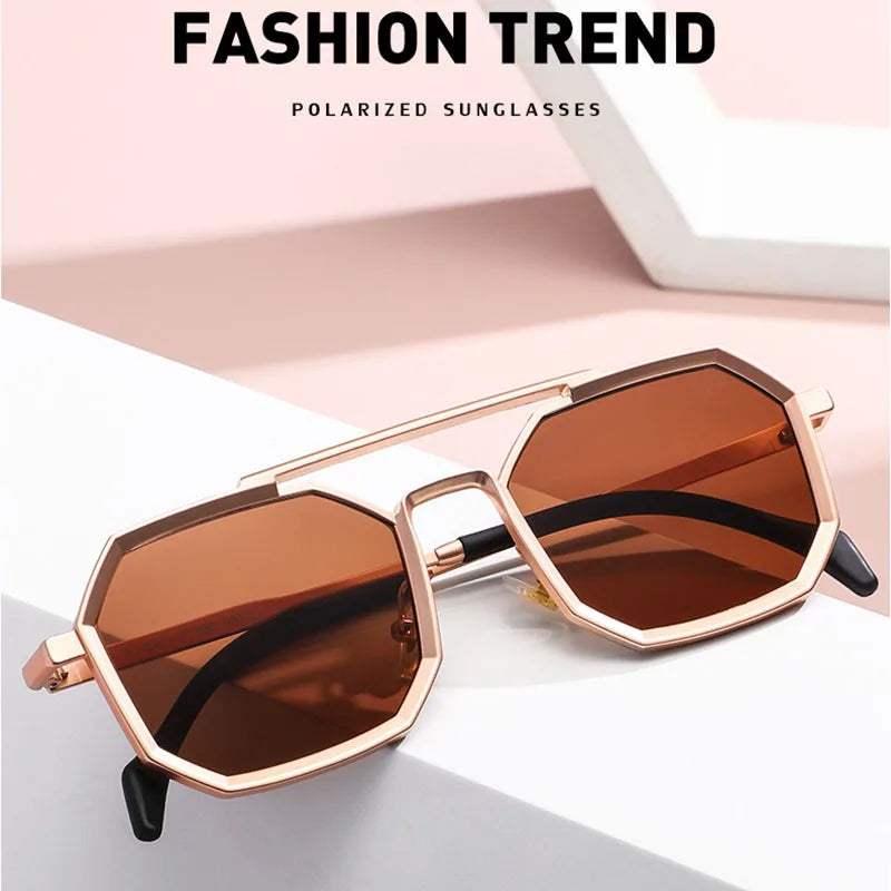 Blue Square Sunglasses For Men Retro Metal Steampunk Sunglasses Women Vintage Fashion Glasses Gafas De Sol Hombre Zonnebril Sun