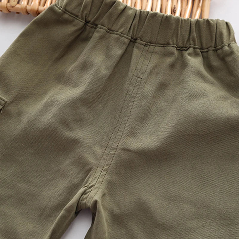 0-5-Year-Old Boys' Set Summer Children's Sleeveless Top Casual Shorts Two-Piece Set Men's Baby Fashion Clothes