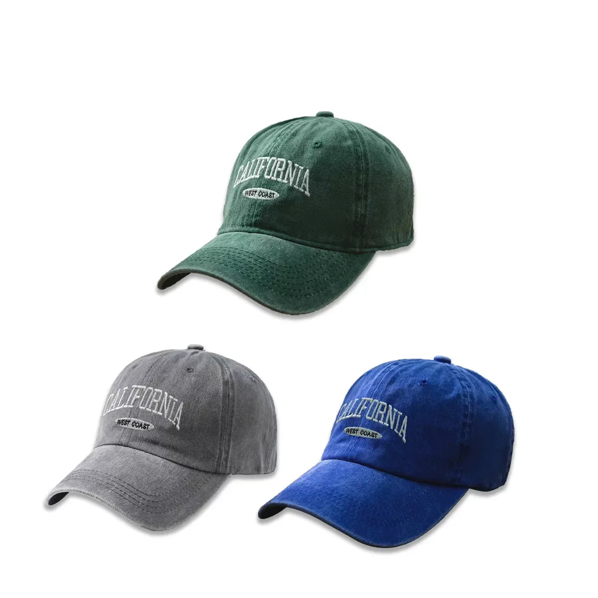 Cotton Retro Vintage Baseball Cap Men Women Denim Embroidered Letters Hat Cotton Soft Top Caps Casual Retro Unisex Hats