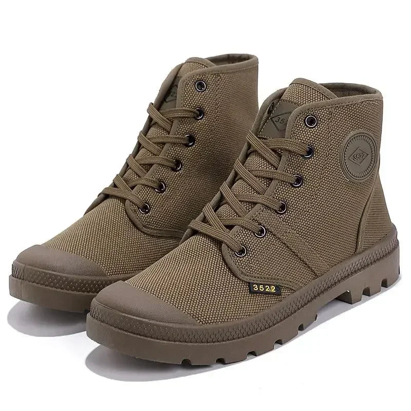 Canvas Ankle Retro Male Shoes Short Barrel Booties High Quality Men's Boots Designer Fashion Cheap Comfortable New Non Slip Y2k