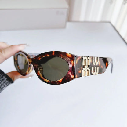 New Cat Eye Retro Fashion Sunglasses for Women Ins UV400 Vintage  UV400 Sun Glasses Gafas De Sol Vintage Sunglass Para Mujer