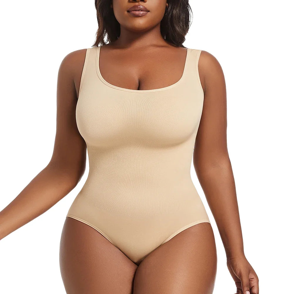 Plus Size Women's Briefs Bodysuit Butt Lifter Wide Shoulder Straps Shapewear Smooth Body Tummy Control Body Shaper XL-5XL New in