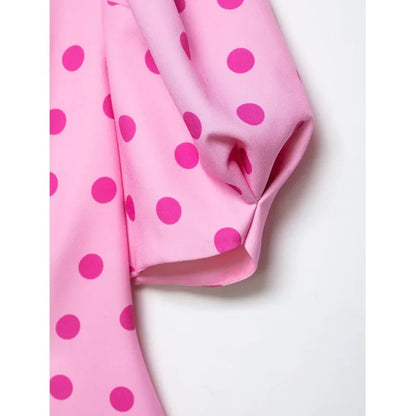 Women's Polka Dot Shirt with Ruff Sleeve New 2026 Spring Casual Button Sleeveless Women Tops Simple Lady Shirts & Blouses