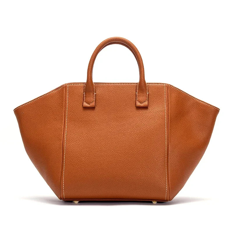 Large Capacity Seasonal New Arrival Women's Tote Bag Solid Color Minimalist Design Exquisitely Crafted Women's Shoulder Bag