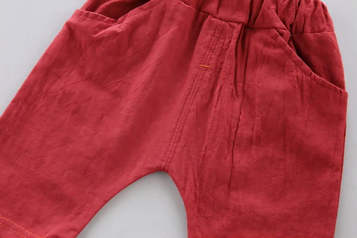 Summer Cotton Baby Boys Clothes Suits Fashion Children's Girls Shirt with Shorts 2-Piece Sets