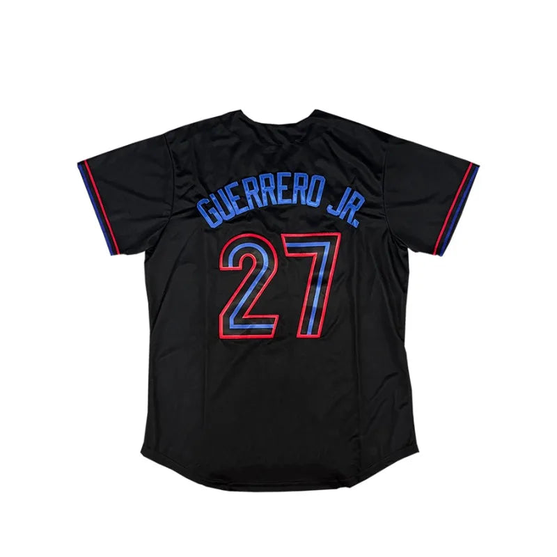 Boyfriend Style Men's Toronto Baseball Jersey Embroidery Loose Uniforms Breathable Outfits Casual Sports Short Sleeves Shirts