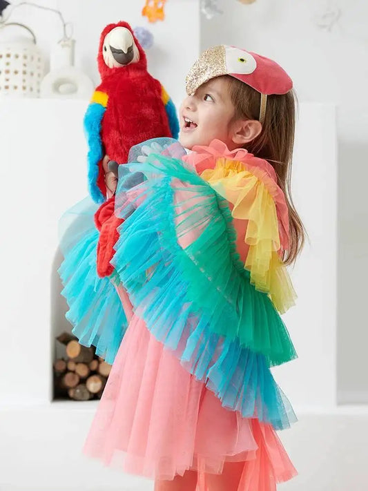 Halloween Children's Costume Cosplay Animal Parrot Performance Costume Kid Cloak Kindergarten Prom Animal Clothing
