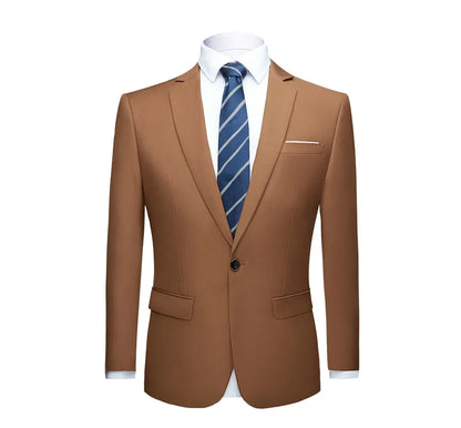 2026 Men's Green Suit Jacket, Single Button V-Neck Coats, Suitable for Wedding/Party/Business/Work/Interview Asian Size Blazer