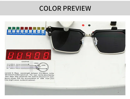 Designer Classic New Fashion 2025 Luxury Vintage Custom Logo Oval Shades Retro Myopia Sunglasses Women Men Solar Gafas