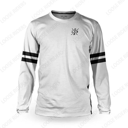 2022 Men's Motorcycle Loose Rider Jersey DH Cross Country Endurance Race BMX MTB Mountain Bike Shirt Can Be Customized