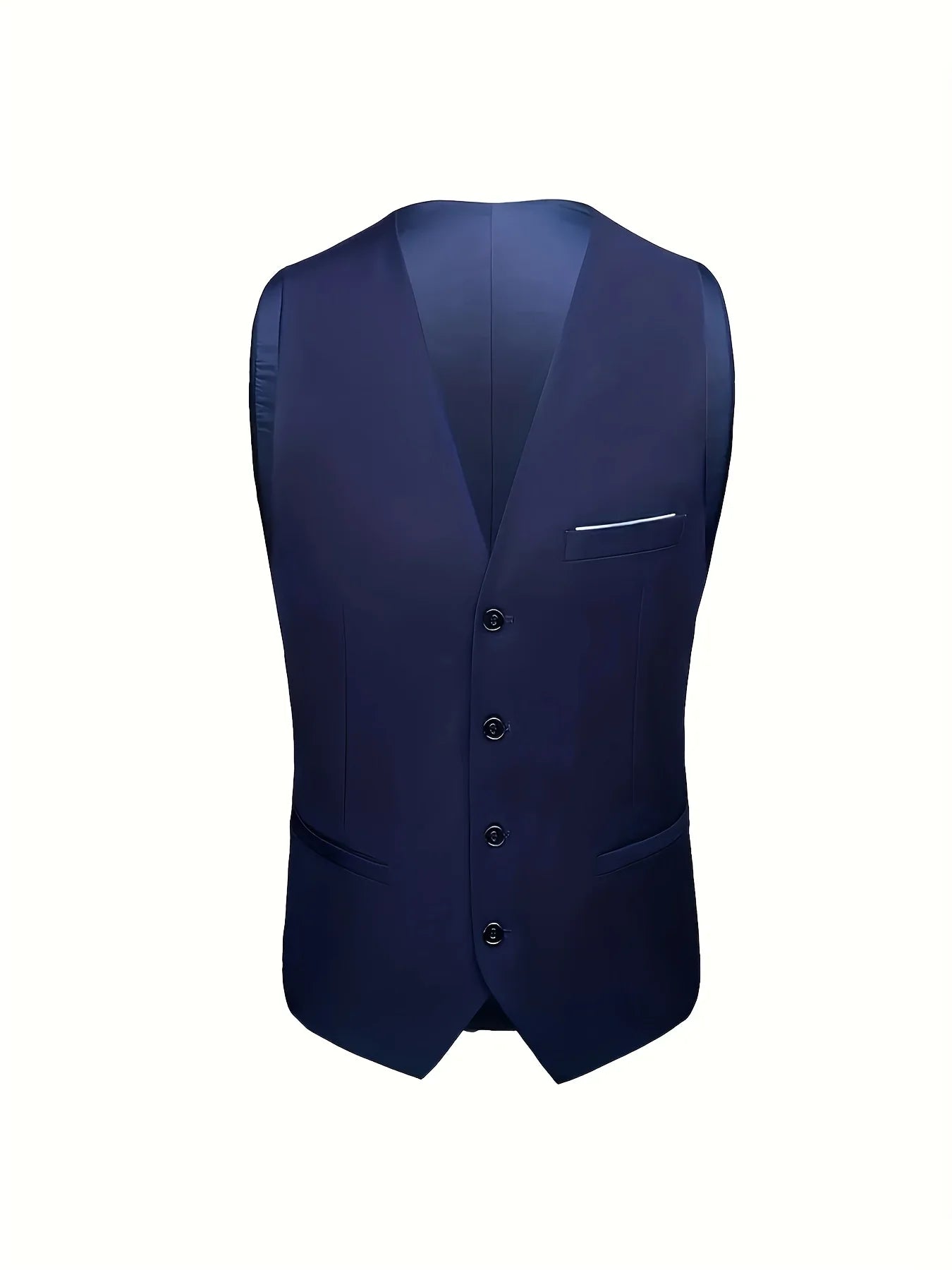Men's 3pcs Suit Set, Jacket + Vest + Pants, Fashionable High-Quality, Suitable for Weddings, Parties and Formal Occasions