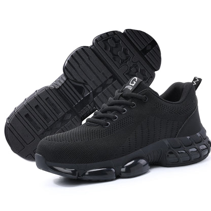 Steel Toe Shoes for Men Lightweight Work Shoes Air Cushioned Sneakers Indestructible Construction Industrial Work Safety Sneaker