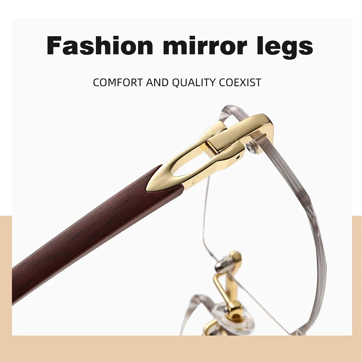 Photochromic Rimless Sunglasses Women Trendy Luxury Square Sunglass Men Vacation Sunscreen Fashion Glasses Gafas De Sol Hombre