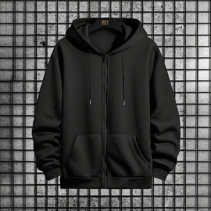 2025 New Arrival Men's Zipper Hoodie Sweatpants 2 Piece Set High Quality Hooded Long Sleeve Sweatshirt Autumn Winter Tracksuit