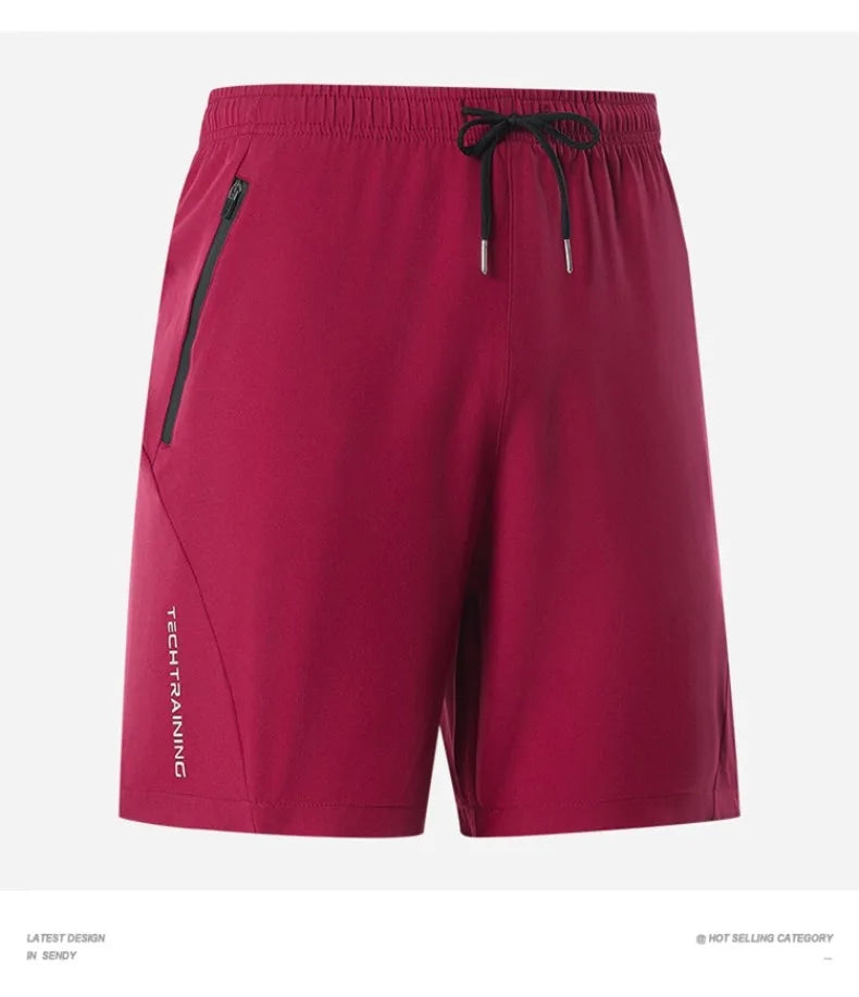 Trendy NEW 2025 Summer Men's Loose Shorts Above Knee Cross Border Beach Basketball Shorts Sweat Absorbing Casual Shorts
