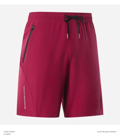 Trendy NEW 2025 Summer Men's Loose Shorts Above Knee Cross Border Beach Basketball Shorts Sweat Absorbing Casual Shorts