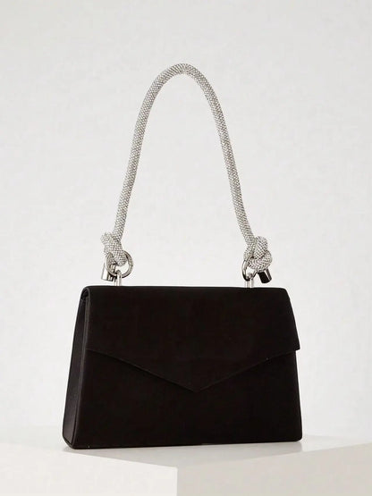 Exquisite and gorgeous butterfly diamond handbag, fashionable and versatile chain shoulder crossbody bag, suitable for travel.