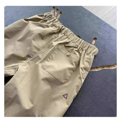 Men's Hiking Pants Waterproof Windproof American Workwear Light Weight Cargo Pants Men Loose Outdoor Trekking Trousers Male