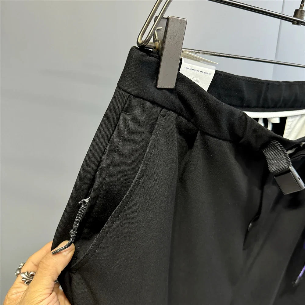 Japanese Vintage Casual Baggy Pants Mens Clothing High Quality Trend Straight Pants Fashion Loose Trousers Streetwear Pants Male