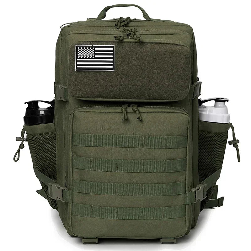 45L Tactical Backpack for Men  Outdoor camping equipment back pack Hiking Survival Rucksack travel backpacks School Bag