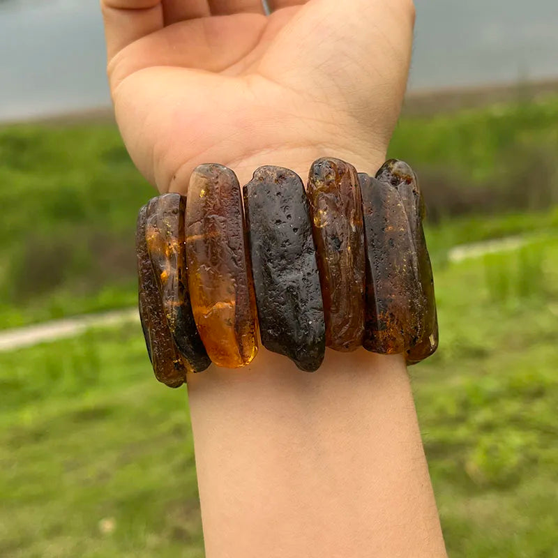 New Amber Bracelet&Bangle for Unisex Gogerous Gift 100% Natural Genuine Bead Factory Baltic Stone Europe Unique Jewelry Supplier