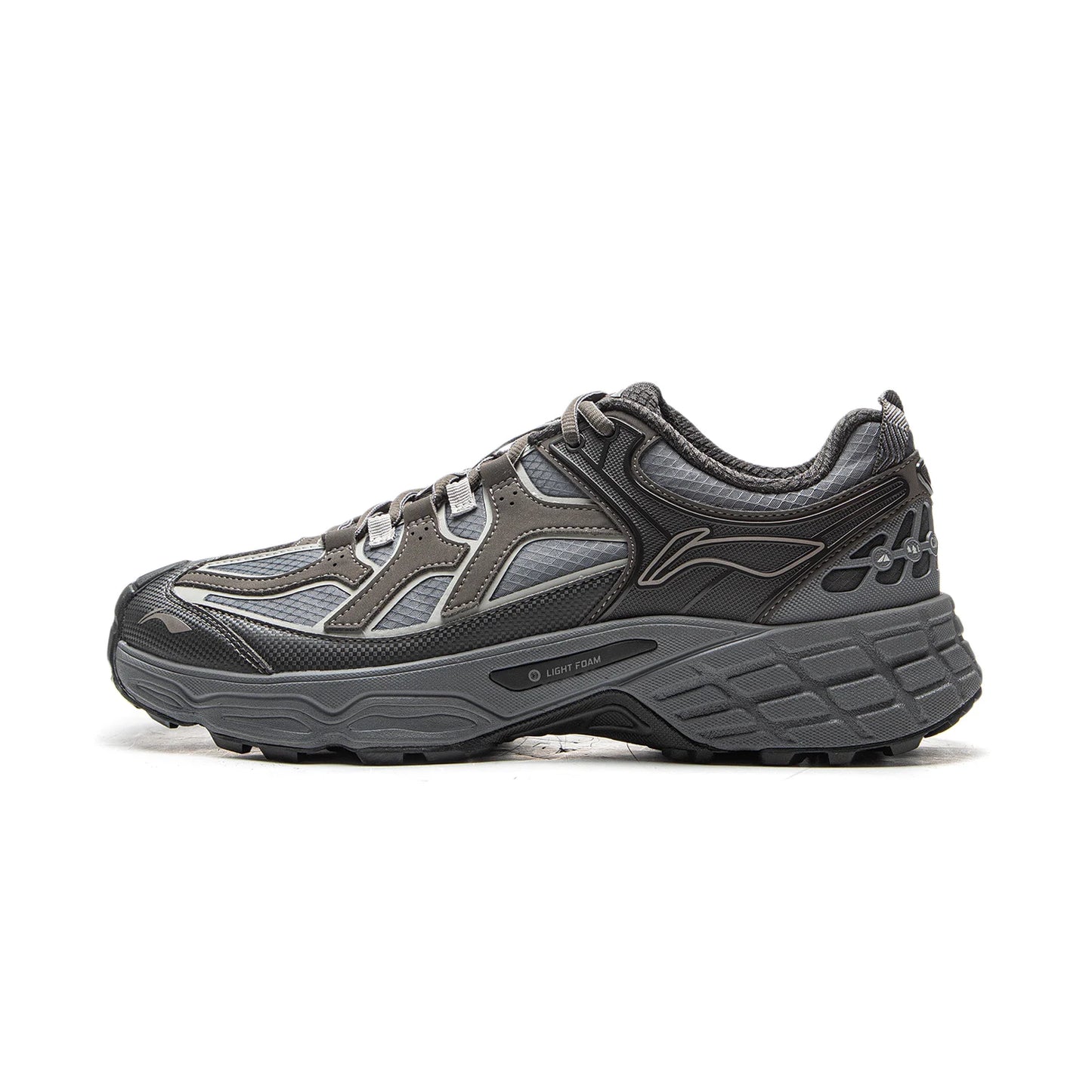Unisex CLY SHADE Outdoor Hiking Shoes LIGHT FOAM Cushioning Soft Reflective LiNing Casual Sneakers AHTV033