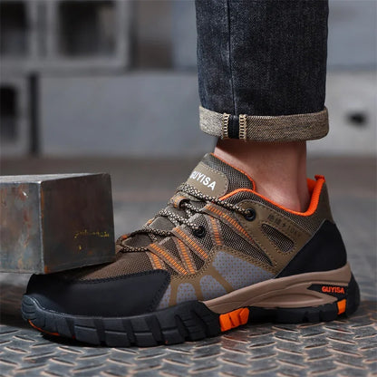 Latest 2024 Fashion Insulation 10KV Men Safety Work Shoes Sneakers Steel Toe Anti Smashing Indestructible Male Footwear