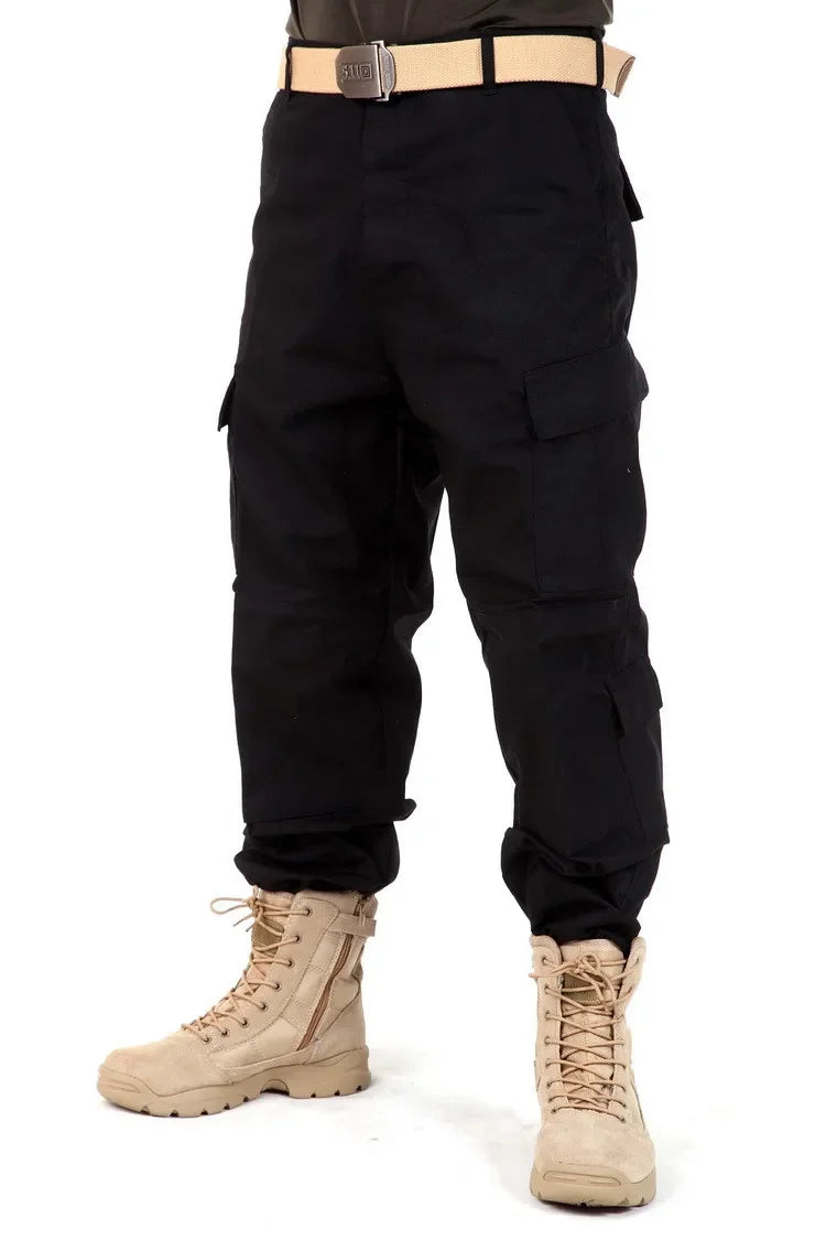 Men's Camouflage Tactical Pants Multi-Pockets Hunting Digital Camo Training  Cargo Pants New Spring  Long Trousers for Men