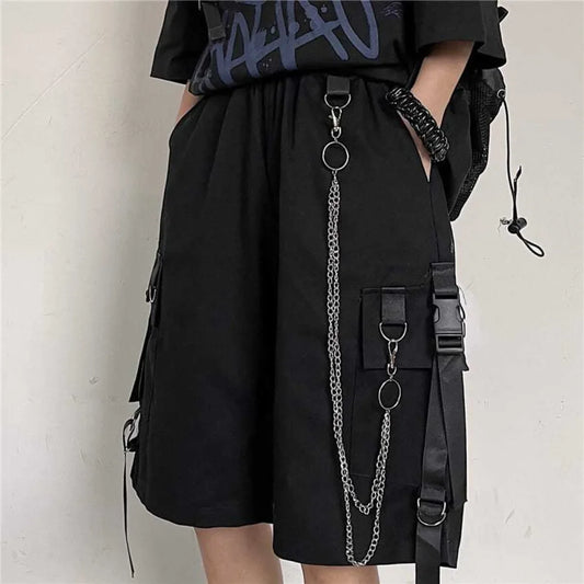 Wide Leg Shorts Men Short Oversize Vintage Men's Shorts for Summer Clothing Mens Sports Bermuda Running Workout Cargo Pants