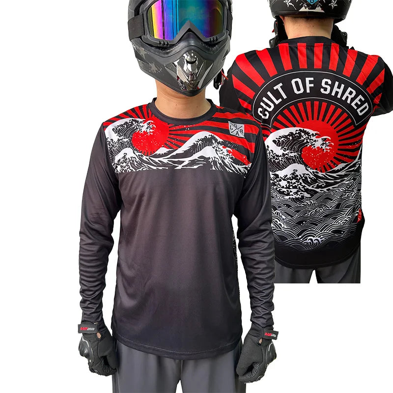 Loose Riders jersey Mtb shirt mountain bike enduro long-sleeved moisture wicking jersey DH motocross downhill jersey